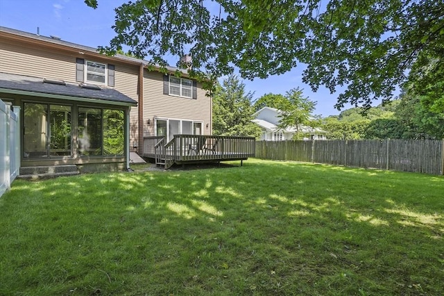 2-4 Founders Rd, Shrewsbury, MA 01545 - fenced backyard featuring a deck
