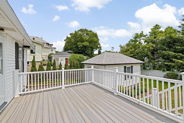 178 Elliot Ave, Quincy, MA 02171 - view of wooden deck