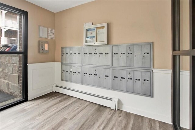 205 Independence Ave Unit 223, Quincy, MA 02169 - view of community with mail area and a wainscoted wall