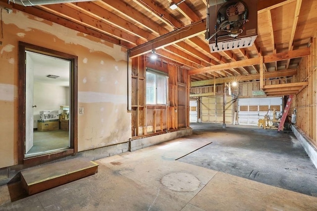 155 Glen Charlie Rd, Wareham, MA 02538 - misc room with a heating unit and unfinished concrete floors