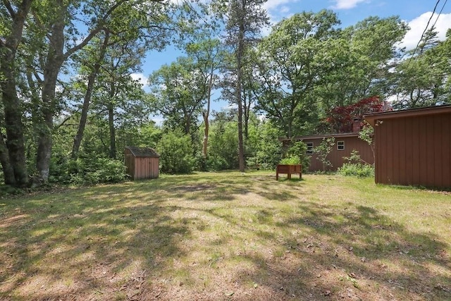 155 Glen Charlie Rd, Wareham, MA 02538 - view of grassy yard with a shed
