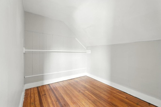 782 Sumner Ave, Springfield, MA 01108 - additional living space with hardwood / wood-style floors and vaulted ceiling