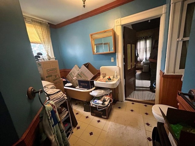 81 High St, West Springfield, MA 01089 - bedroom featuring crown molding