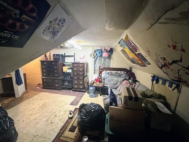 81 High St, West Springfield, MA 01089 - bedroom with a textured ceiling and vaulted ceiling