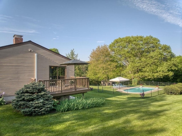 34 Marlboro St, Hudson, MA 01749 - view of yard with a deck and a gazebo