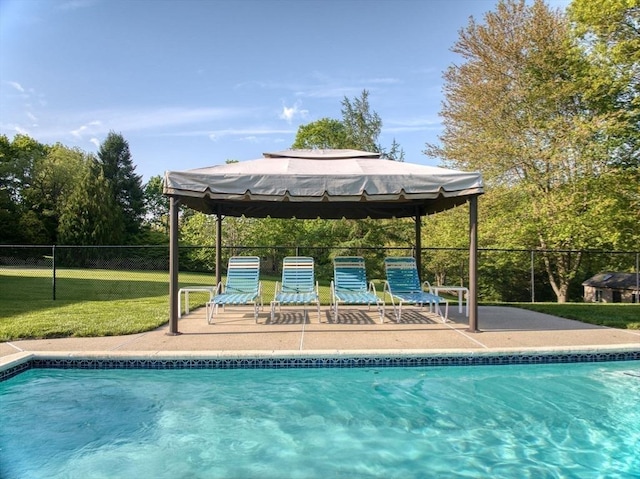34 Marlboro St, Hudson, MA 01749 - view of pool featuring a gazebo