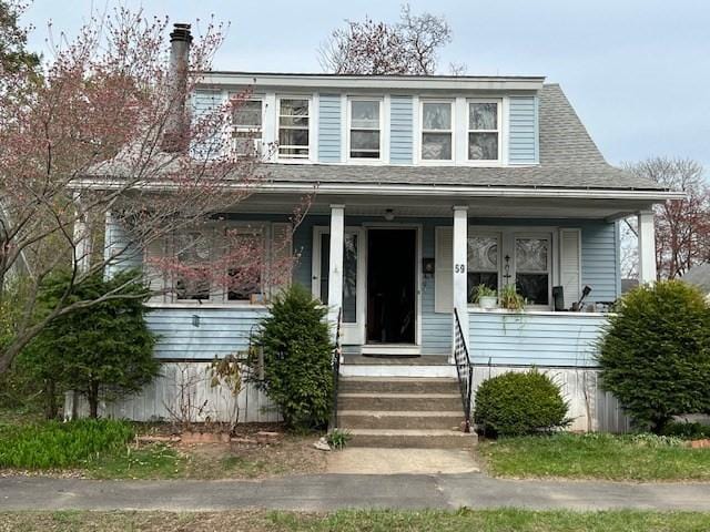 59 Eddy St, Springfield, MA 01104 - bungalow-style house with a porch