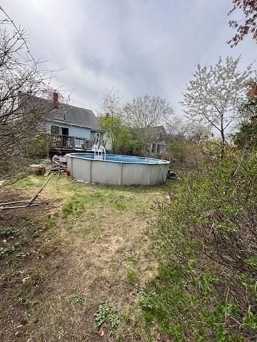 59 Eddy St, Springfield, MA 01104 - view of yard with an outdoor pool