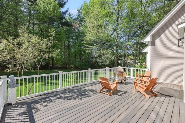 20 Ericka Cir, East Longmeadow, MA 01028 - wooden deck featuring a lawn