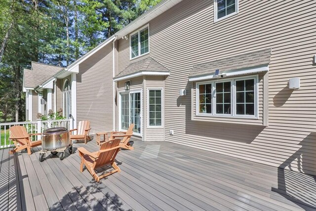 20 Ericka Cir, East Longmeadow, MA 01028 - view of wooden deck