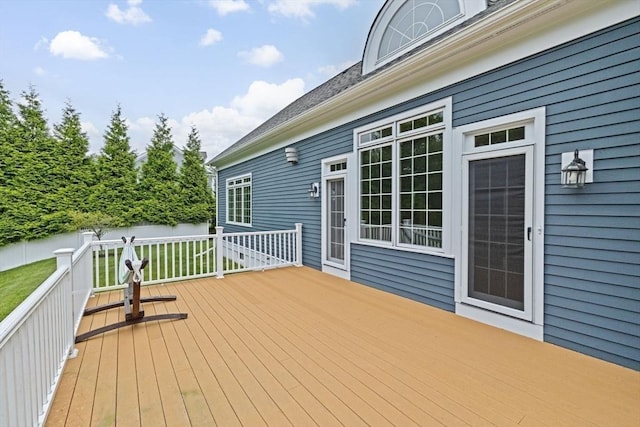 15 Henrys Ln, Norwell, MA 02061 - view of wooden deck