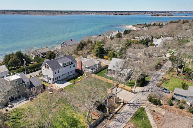 25 W Ave, Marion, MA 02738 - aerial view with a water view and a residential view