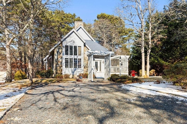 view of front of home