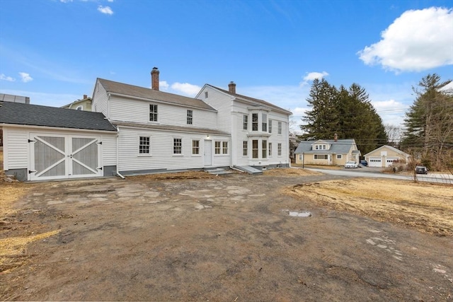 view of back of property