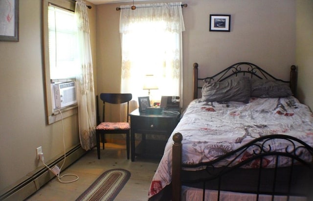 155 Old Palmer Rd, Brimfield, MA 01010 - bedroom with a baseboard heating unit and cooling unit
