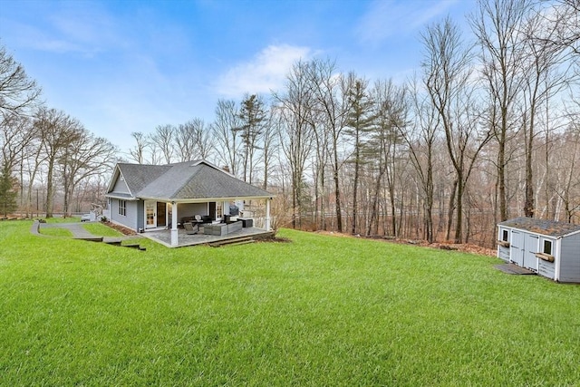 285 Still River Rd, Bolton, MA 01740 - view of yard featuring an outbuilding and a storage shed