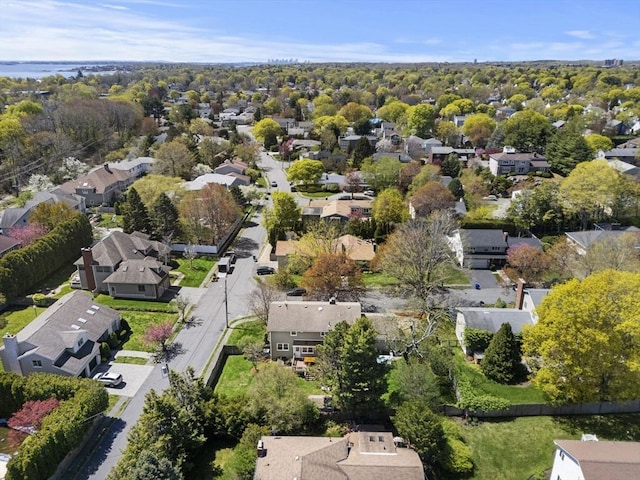 drone / aerial view featuring a residential view