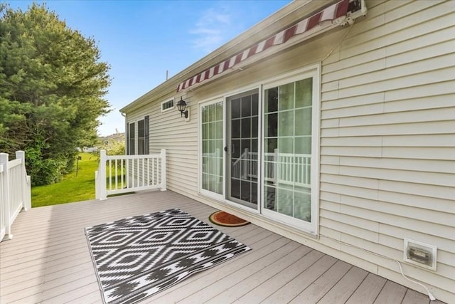 23 Brookstone Unit 23, Bridgewater, MA 02324 - view of wooden deck