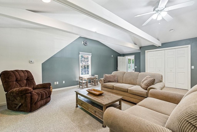 2 Strawstone Ln, Norton, MA 02766 - living area with carpet flooring, a ceiling fan, baseboards, and recessed lighting