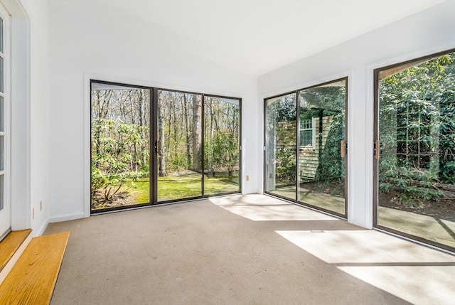 53 Wingfoot Dr, Barnstable, MA 02675 - carpeted empty room featuring vaulted ceiling