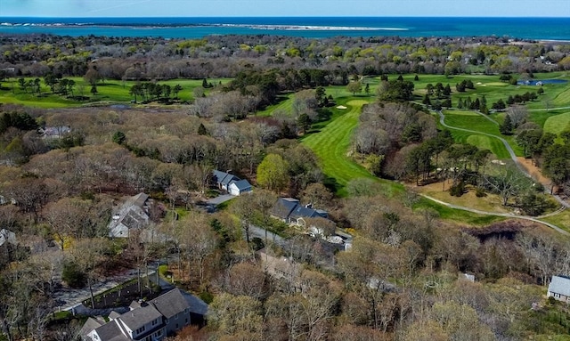 53 Wingfoot Dr, Barnstable, MA 02675 - aerial view of property's location with a nearby body of water and a local golf course