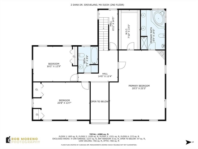 2 Dana Dr, Groveland, MA 01834 - room layout