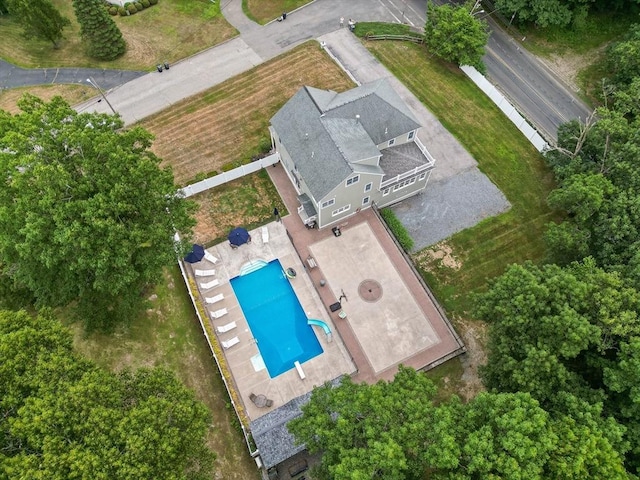 2 Dana Dr, Groveland, MA 01834 - bird's eye view of a pool area