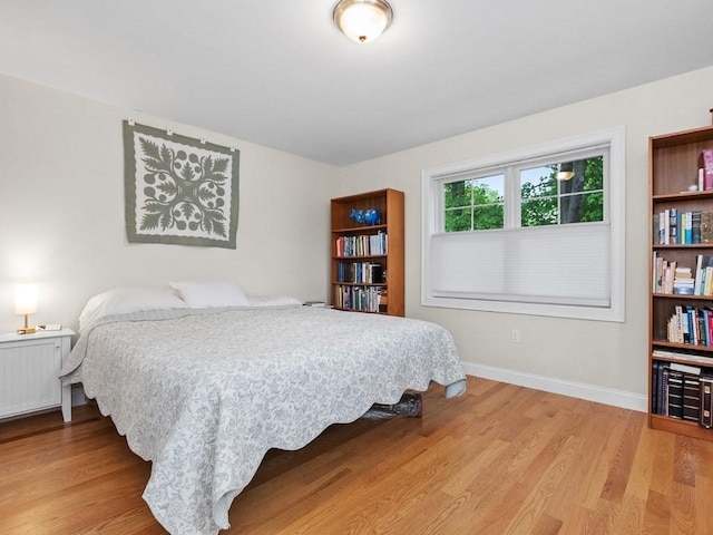 83 Boynton St, Waltham, MA 02453 - bedroom featuring light wood-style flooring and baseboards