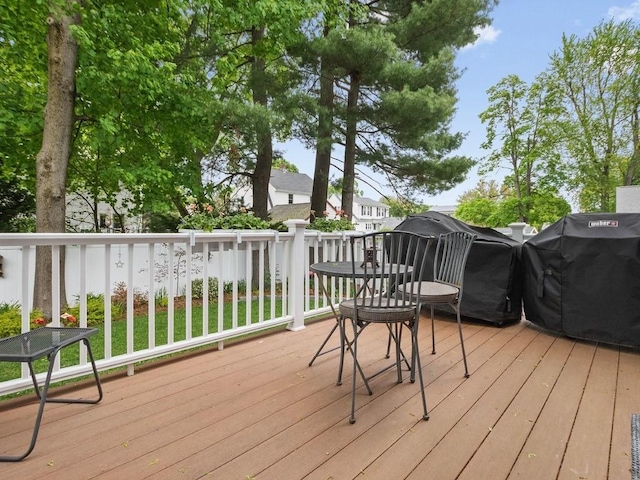 83 Boynton St, Waltham, MA 02453 - deck with grilling area