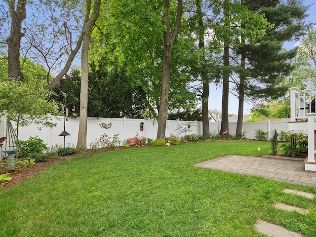 83 Boynton St, Waltham, MA 02453 - view of yard featuring a patio