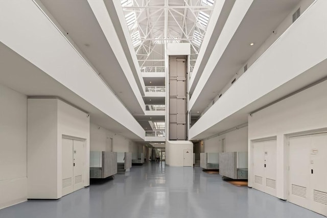 42 8th St Unit 4106, Boston, MA 02129 - community lobby with a towering ceiling
