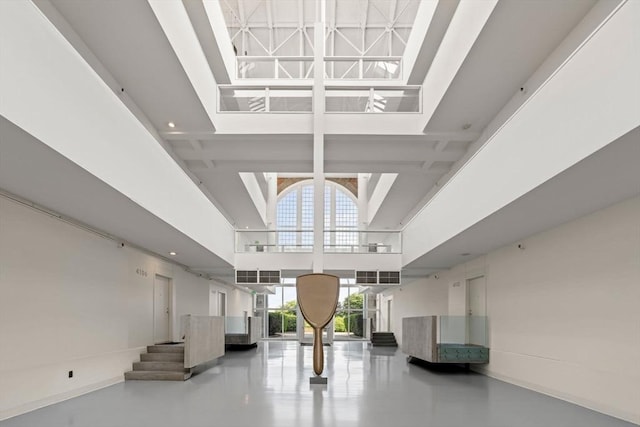 42 8th St Unit 4106, Boston, MA 02129 - common area featuring a towering ceiling and stairway