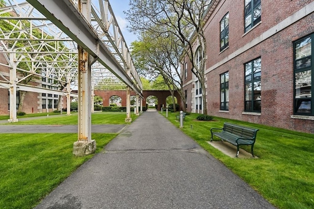 42 8th St Unit 4106, Boston, MA 02129 - view of home's community with a lawn