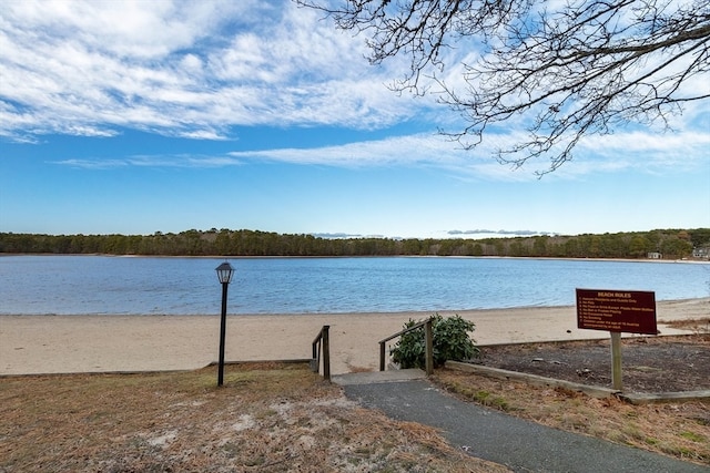 property view of water