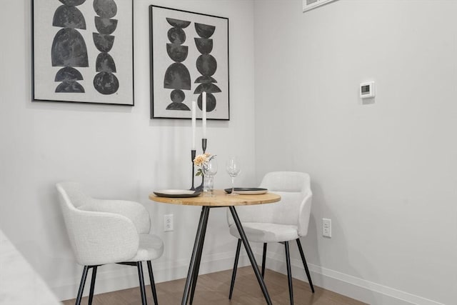 100 Lincoln St Unit 303, Boston, MA 02135 - dining space featuring baseboards