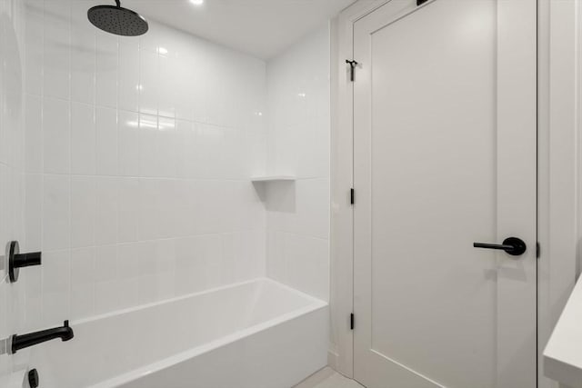 100 Lincoln St Unit 303, Boston, MA 02135 - bathroom with a combined bath / shower with rainfall shower