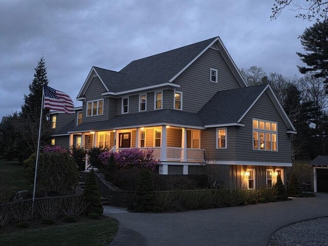 185 Read St, Seekonk, MA 02771 - shingle-style home with a shingled roof, board and batten siding, and a porch
