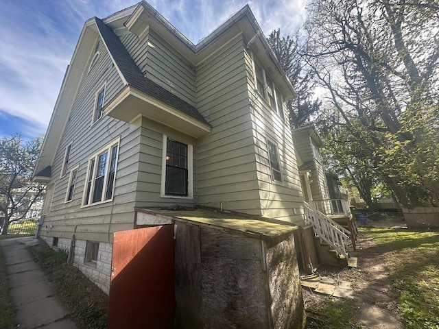 view of property exterior