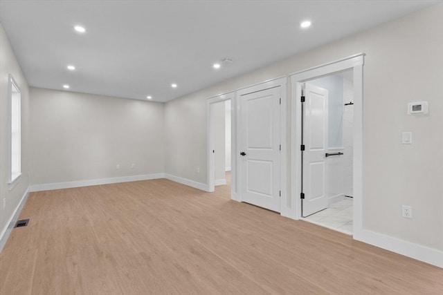 35 Columbia Ave, Lynn, MA 01902 - unfurnished room featuring light wood-style floors, recessed lighting, and baseboards
