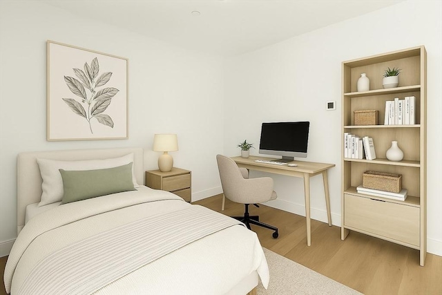 301 Border Unit U606, Boston, MA 02128 - bedroom featuring wood finished floors and baseboards