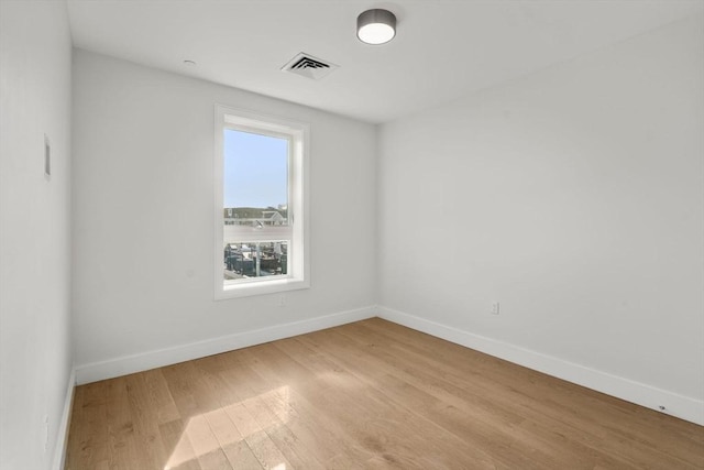 301 Border Unit U606, Boston, MA 02128 - spare room featuring baseboards and light wood-type flooring