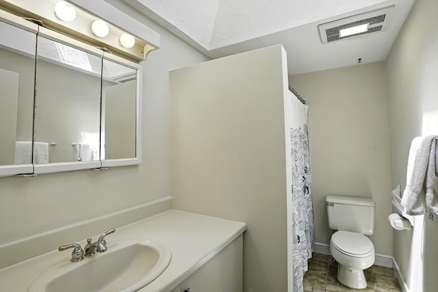 37 Eastview Rd, Hopkinton, MA 01748 - full bathroom featuring toilet, vanity, and a shower with curtain