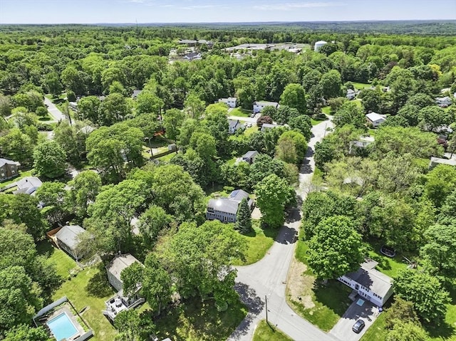 37 Eastview Rd, Hopkinton, MA 01748 - aerial view of property and surrounding area with a heavily wooded area