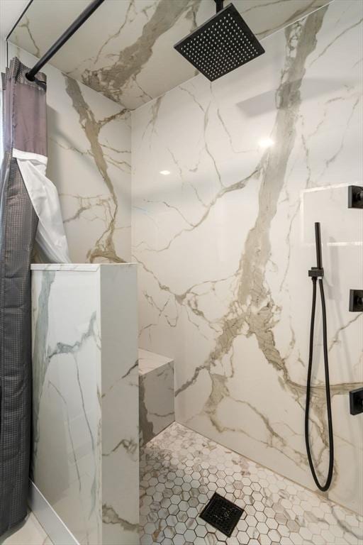 2 Britlees Way, Dudley, MA 01571 - full bath with a marble finish shower