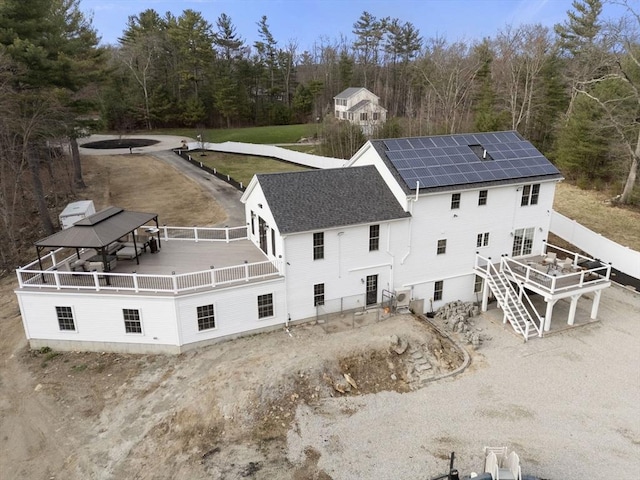 2 Britlees Way, Dudley, MA 01571 - view from above of property with a forest