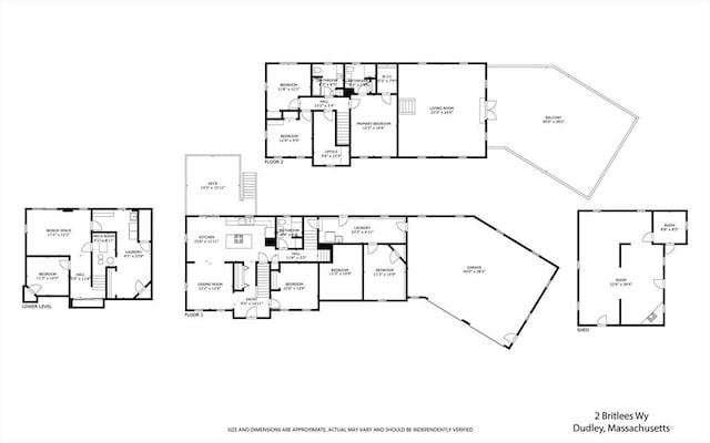 2 Britlees Way, Dudley, MA 01571 - view of home floor plan