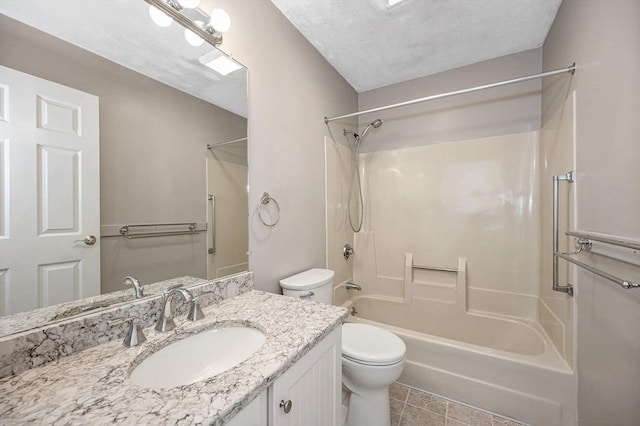 2 Steeplechase Ct Unit 2, Haverhill, MA 01832 - bathroom featuring shower / washtub combination, vanity, toilet, and tile patterned flooring