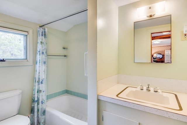 575 Nauset Rd, Eastham, MA 02642 - full bath with toilet, vanity, and shower / bath combo