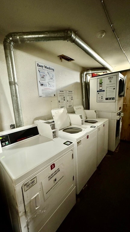 laundry room with washer and dryer