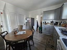 7 Kensington Rd, Worcester, MA 01602 - dining space featuring dark wood finished floors